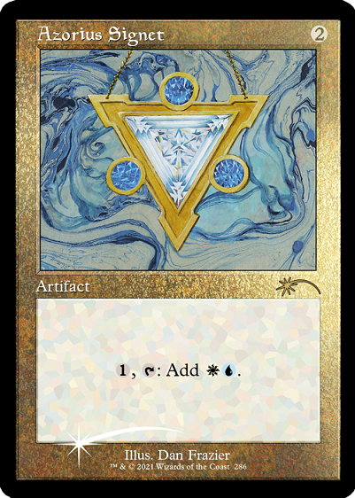 Azorius Signet (Retro) (Foil Etched) [Secret Lair Drop Series] | GnG Games