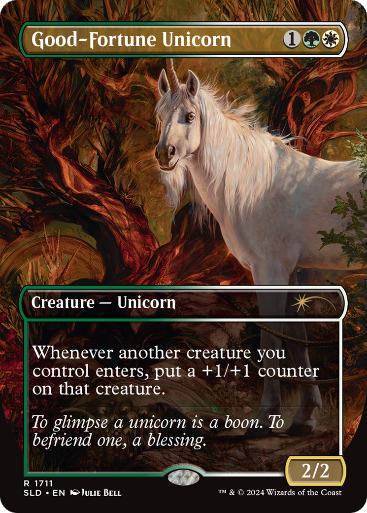 Good-Fortune Unicorn (Rainbow Foil) [Secret Lair Drop Series] | GnG Games