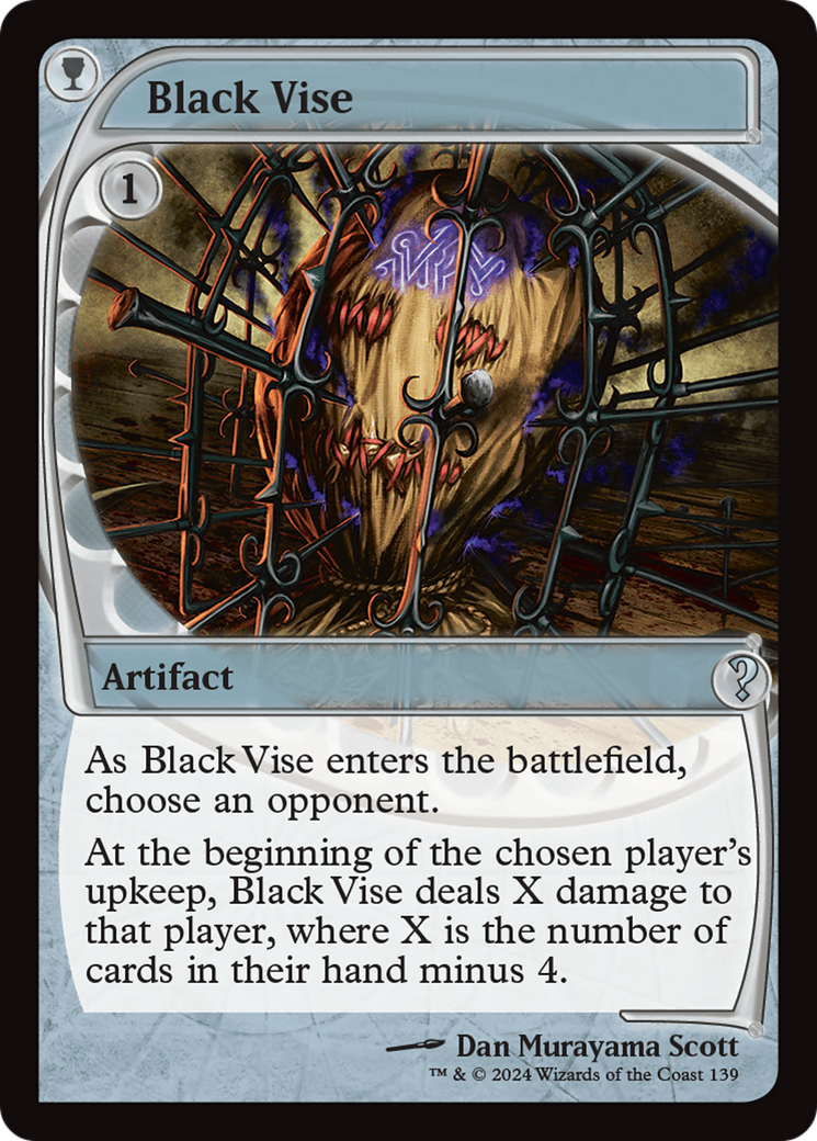 Black Vise (Future Sight) [Mystery Booster 2] | GnG Games