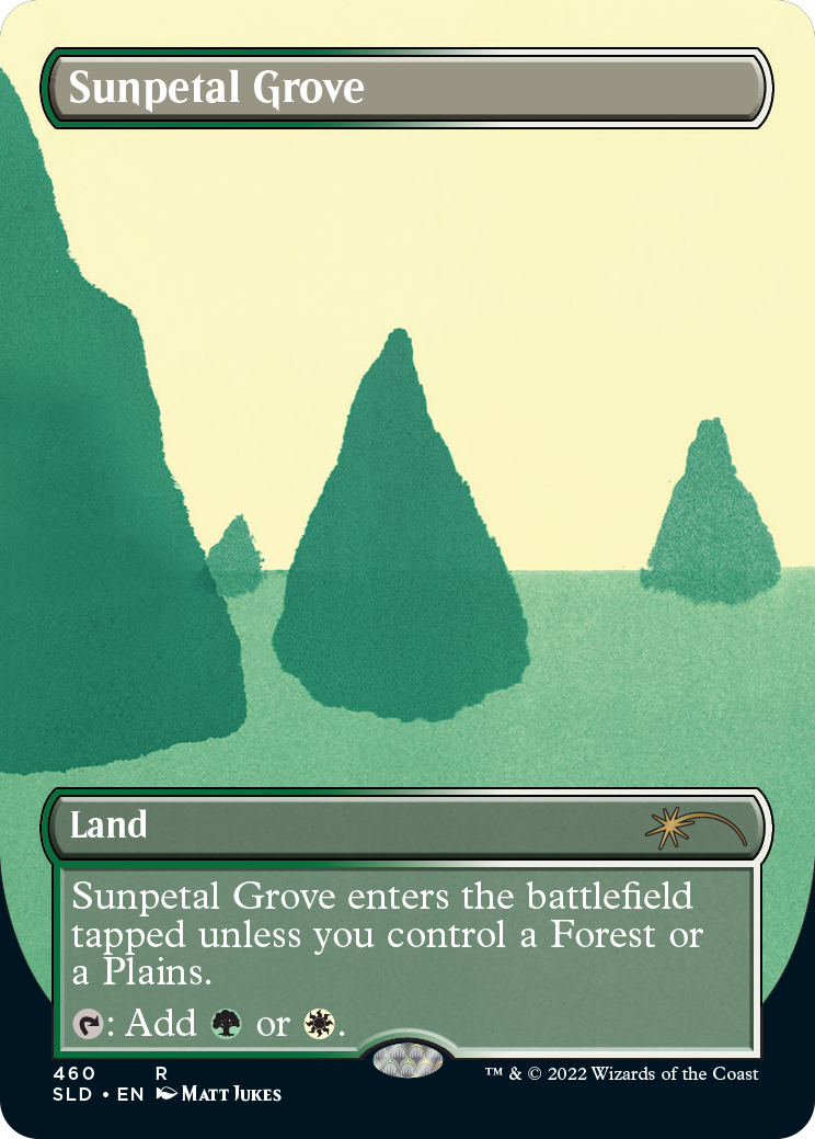 Sunpetal Grove (Borderless) [Secret Lair Drop Series] | GnG Games
