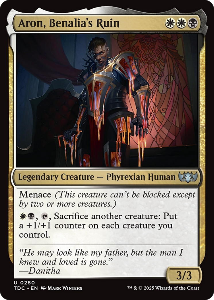 Aron, Benalia's Ruin [Tarkir: Dragonstorm Commander] | GnG Games