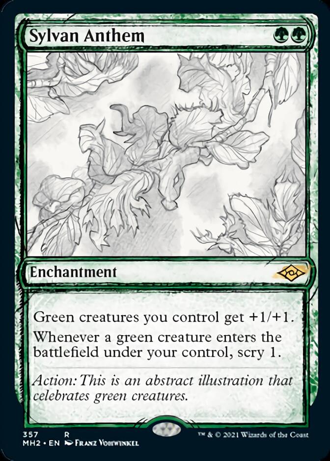 Sylvan Anthem (Sketch) [Modern Horizons 2] | GnG Games