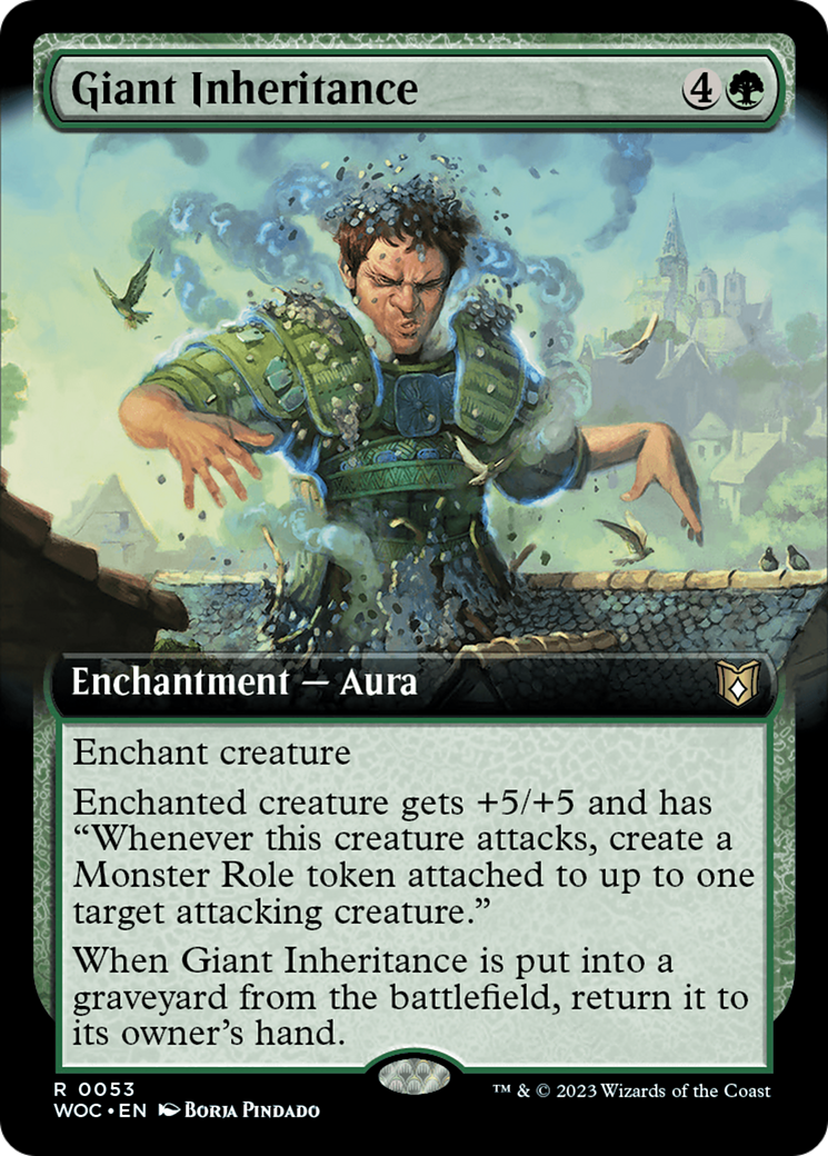 Giant Inheritance (Extended Art) [Wilds of Eldraine Commander] | GnG Games