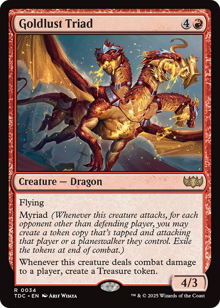 Goldlust Triad [Tarkir: Dragonstorm Commander] | GnG Games