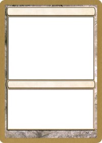 2004 World Championship Blank Card [World Championship Decks 2004] | GnG Games