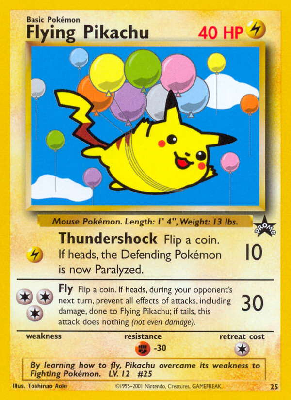 Flying Pikachu (25) [Wizards of the Coast: Black Star Promos] | GnG Games