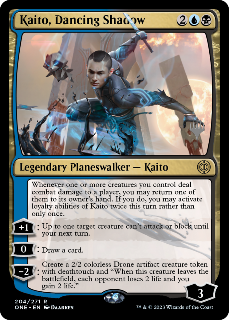 Kaito, Dancing Shadow (Promo Pack) [Phyrexia: All Will Be One Promos] | GnG Games