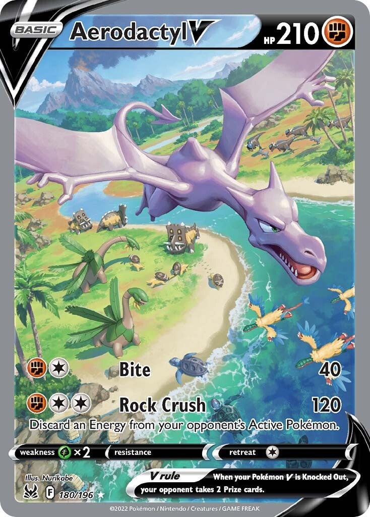 Aerodactyl V (180/196) [Sword & Shield: Lost Origin] | GnG Games