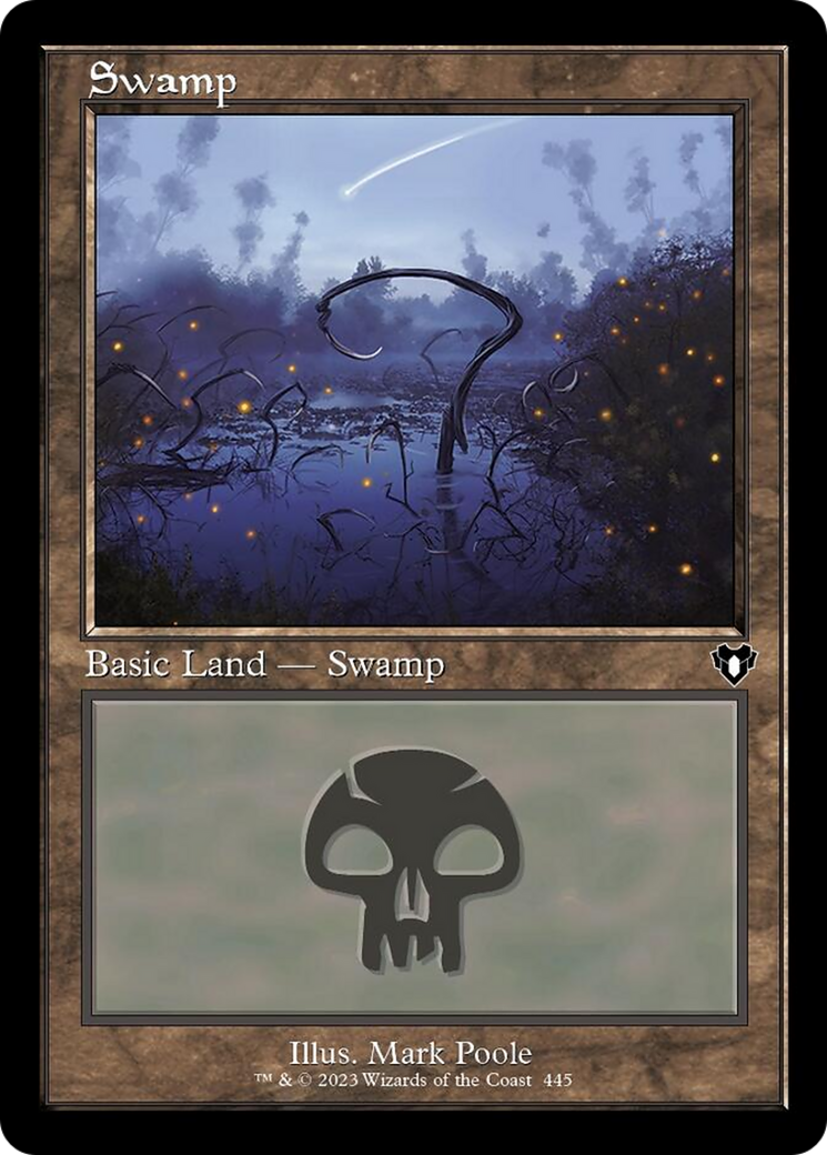 Swamp (445) (Retro) [Commander Masters] | GnG Games