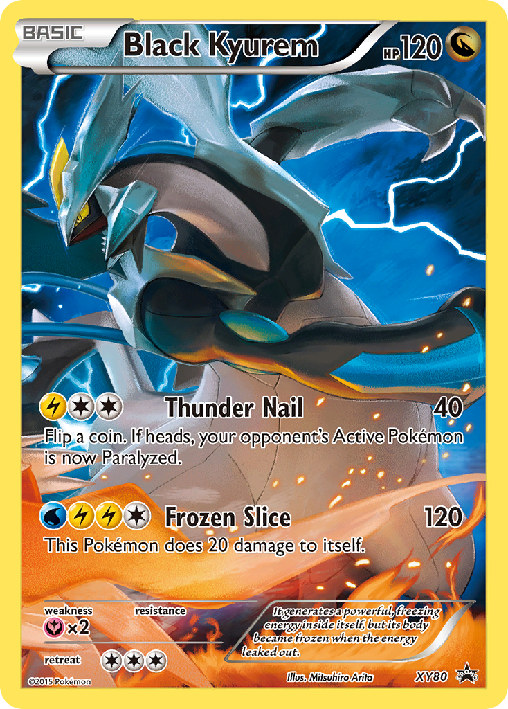 Black Kyurem (XY80) (Full Art Promo) [XY: Black Star Promos] | GnG Games