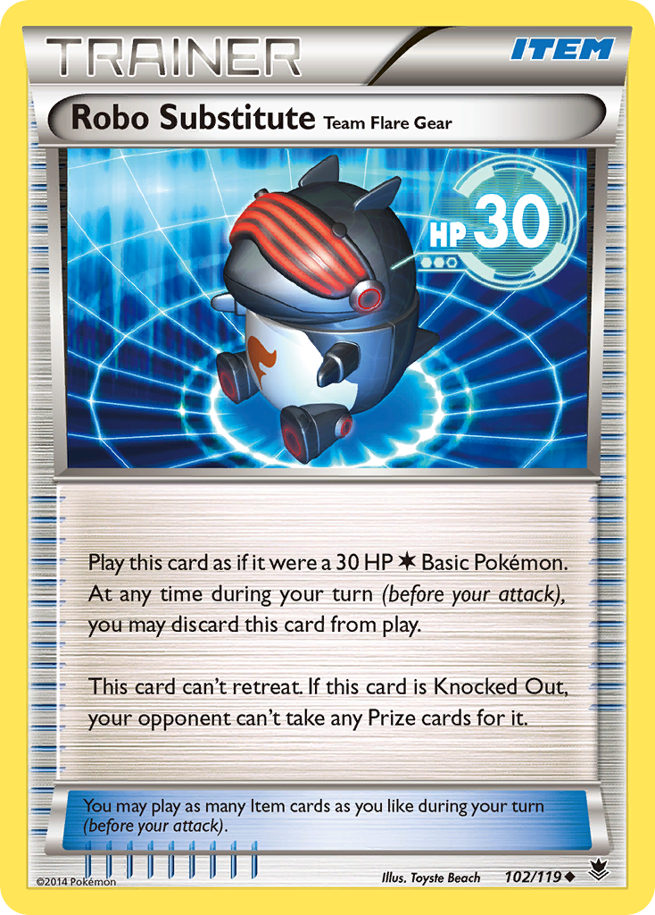 Robo Substitute Team Flare Gear (102/119) [XY: Phantom Forces] | GnG Games