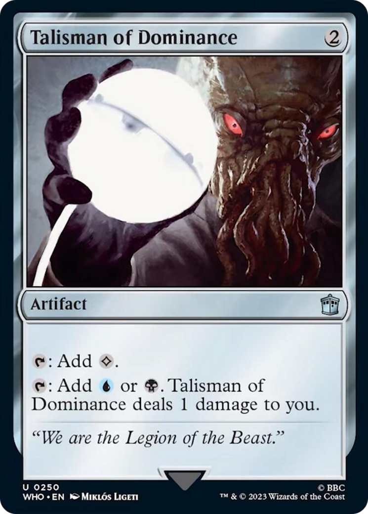 Talisman of Dominance [Doctor Who] | GnG Games