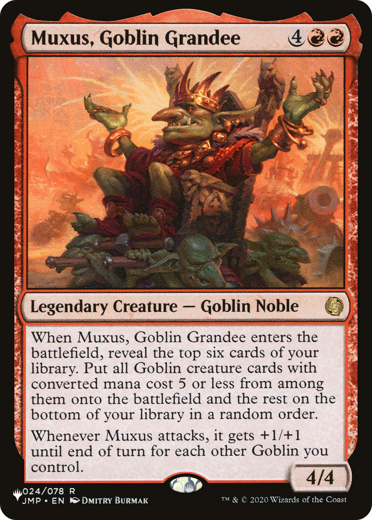Muxus, Goblin Grandee [The List] | GnG Games