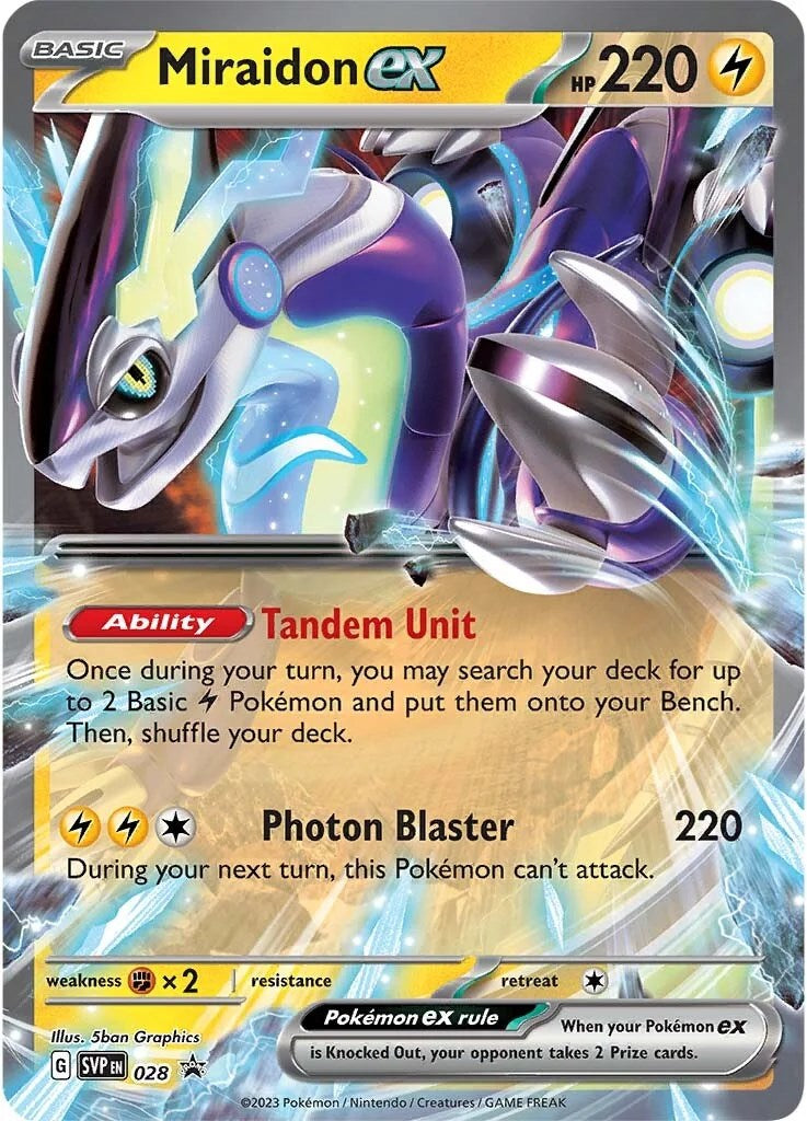 Miraidon ex (028) [Scarlet & Violet: Black Star Promos] | GnG Games