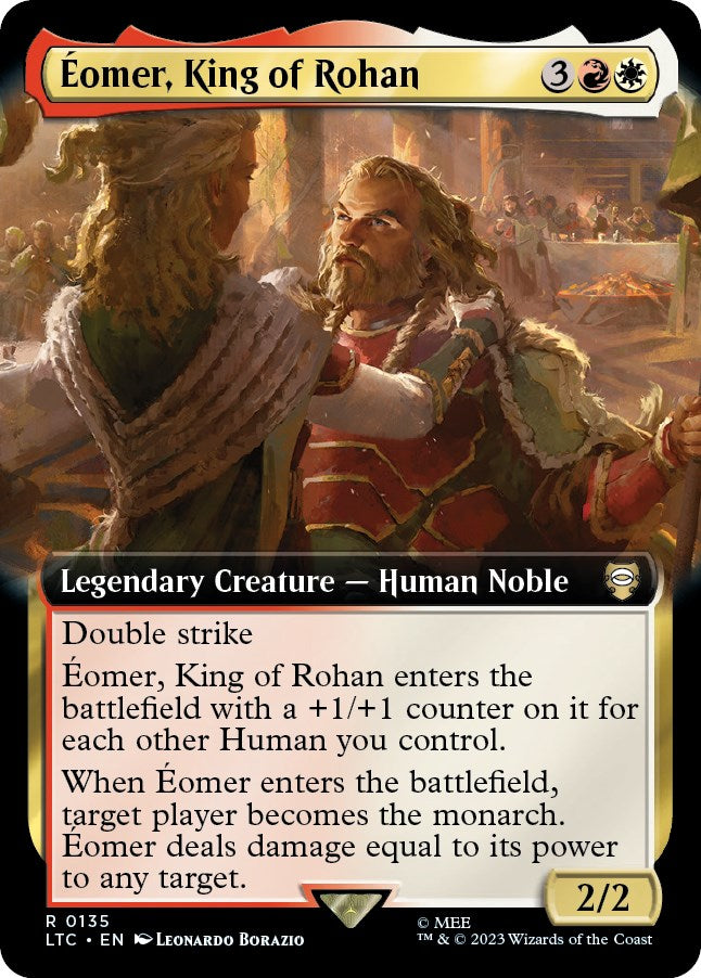 Eomer, King of Rohan (Extended Art) [The Lord of the Rings: Tales of Middle-Earth Commander] | GnG Games