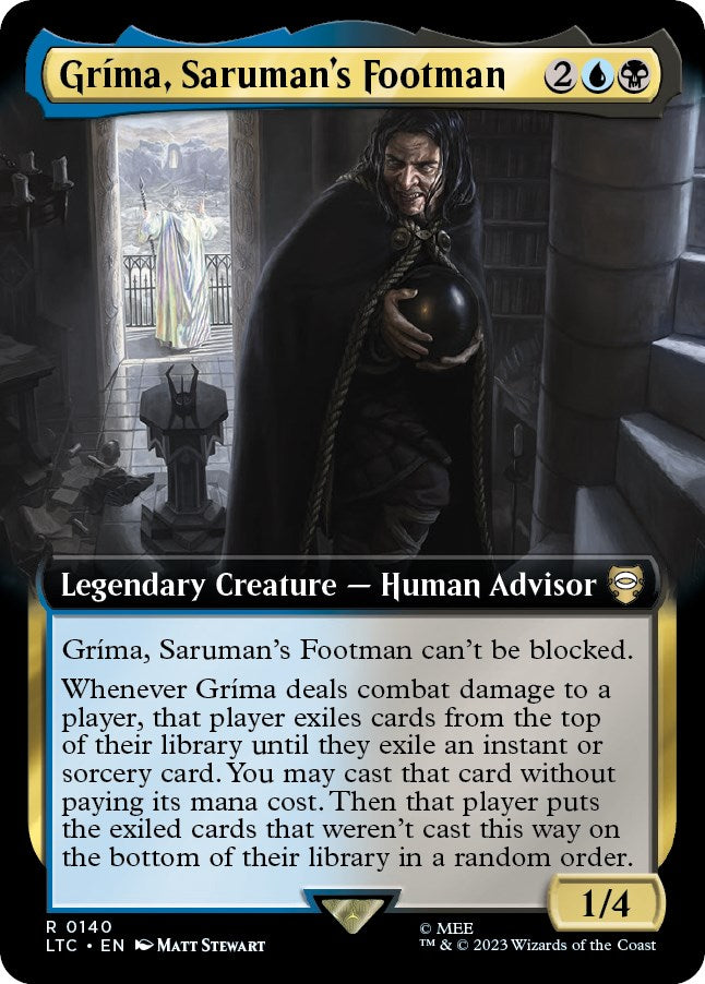 Grima, Saruman's Footman (Extended Art) [The Lord of the Rings: Tales of Middle-Earth Commander] | GnG Games