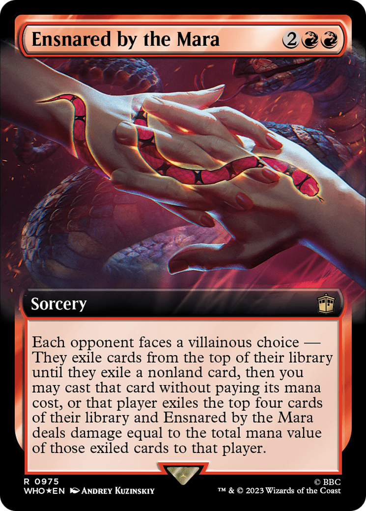 Ensnared by the Mara (Extended Art) (Surge Foil) [Doctor Who] | GnG Games