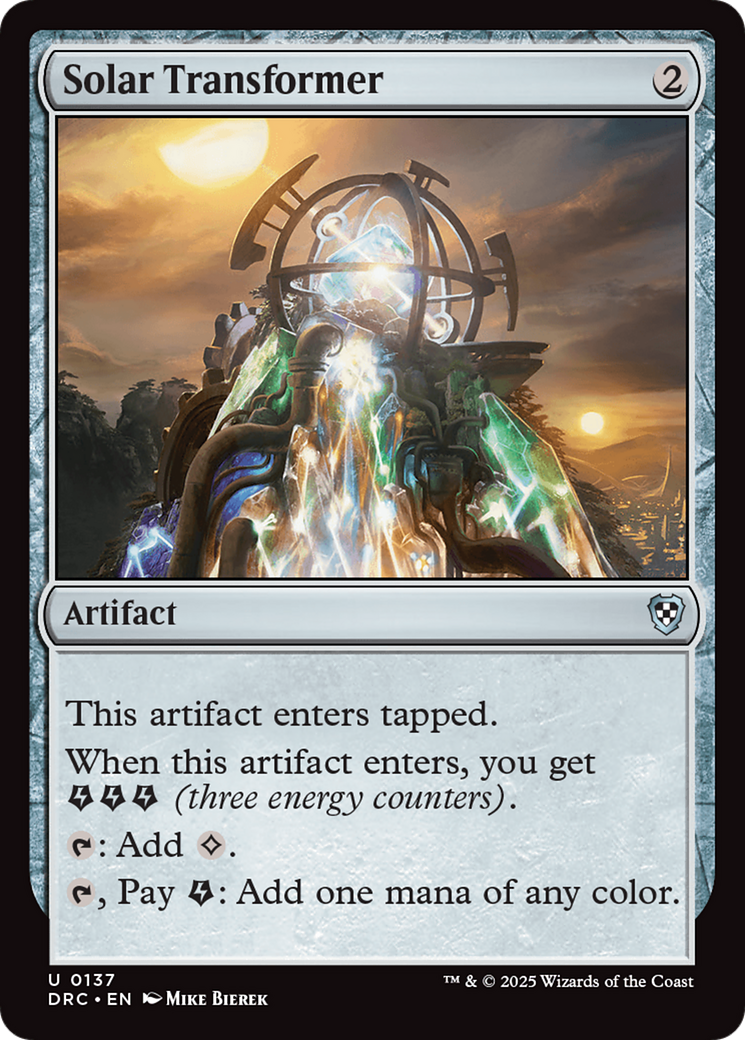 Solar Transformer [Aetherdrift Commander] | GnG Games