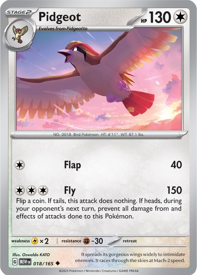 Pidgeot (018/165) [Scarlet & Violet 151] | GnG Games