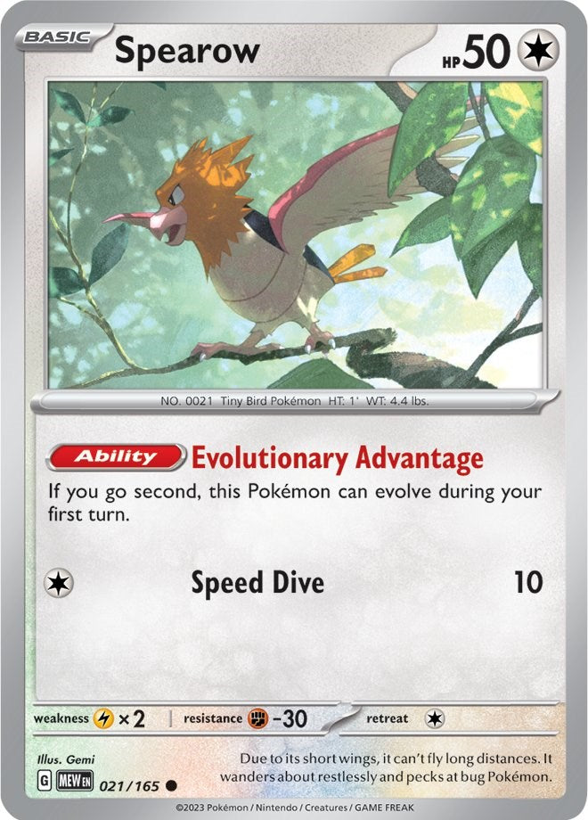 Spearow (021/165) [Scarlet & Violet 151] | GnG Games