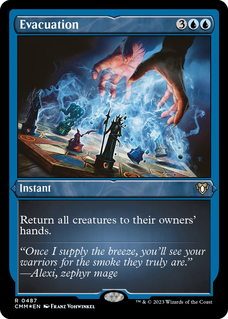 Evacuation (Foil Etched) [Commander Masters] | GnG Games
