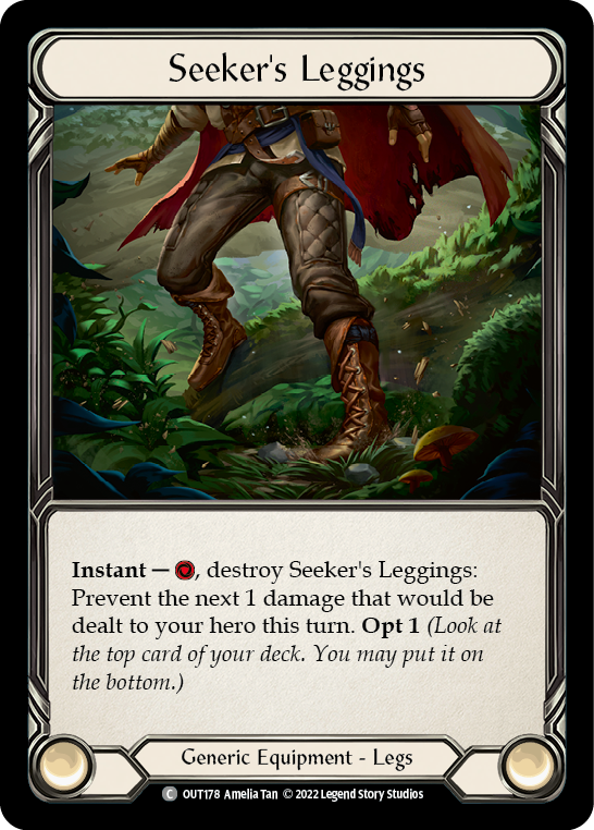 Seeker's Leggings [OUT178] (Outsiders)  Rainbow Foil | GnG Games