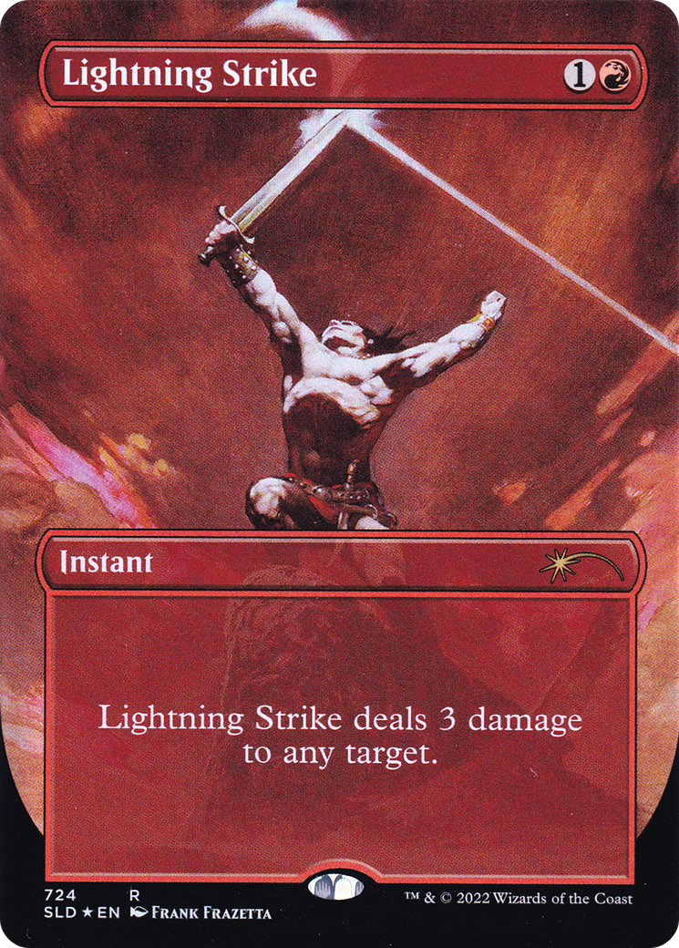 Lightning Strike (Borderless) [Secret Lair Drop Promos] | GnG Games