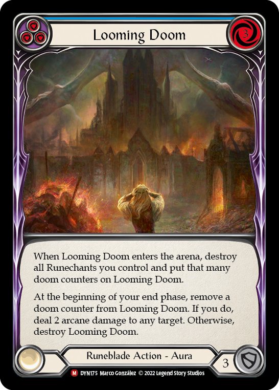 Looming Doom [DYN175] (Dynasty)  Rainbow Foil | GnG Games