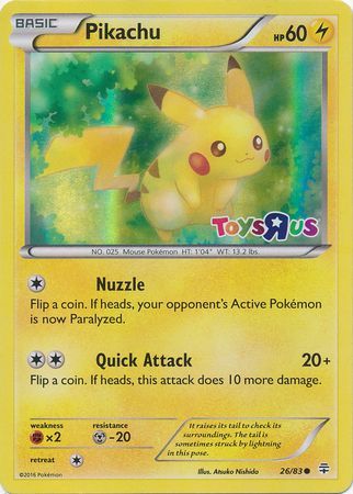 Pikachu (26/83) (Toys R Us Promo) [Miscellaneous Cards] | GnG Games