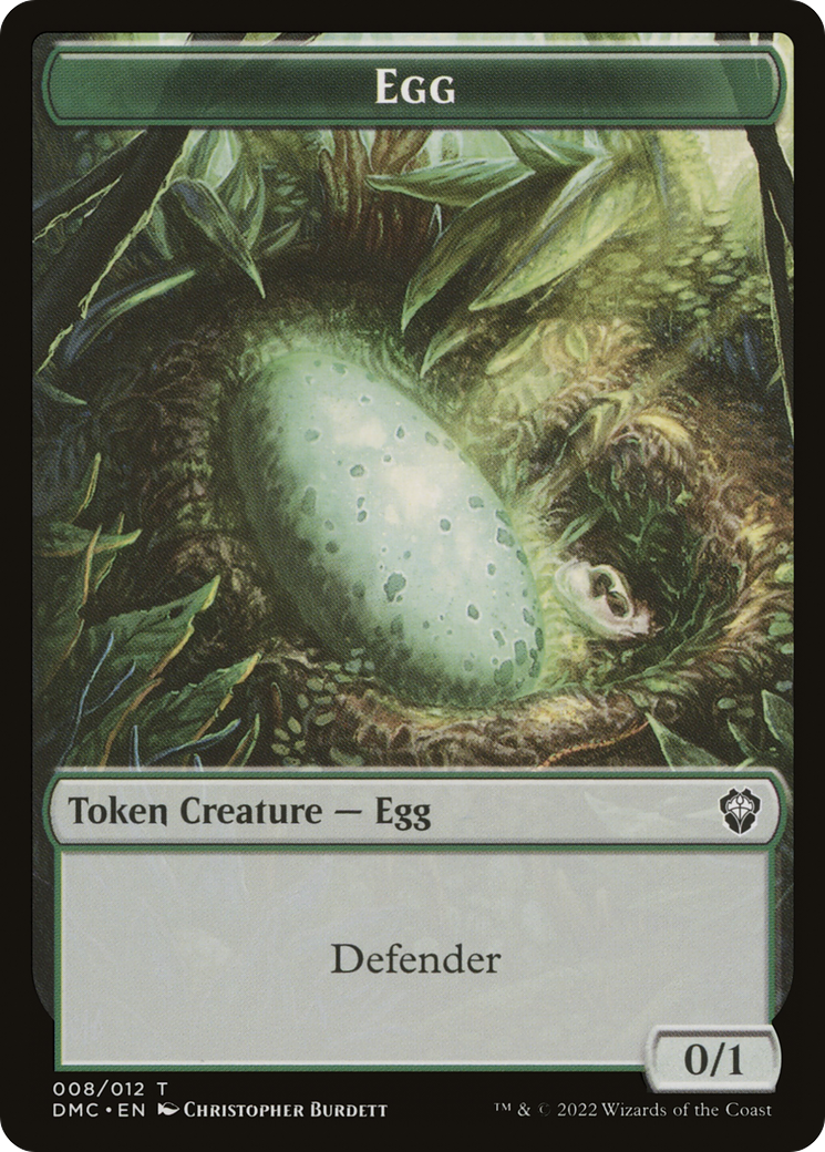 Treasure // Egg Double-Sided Token [Secret Lair Drop Series] | GnG Games