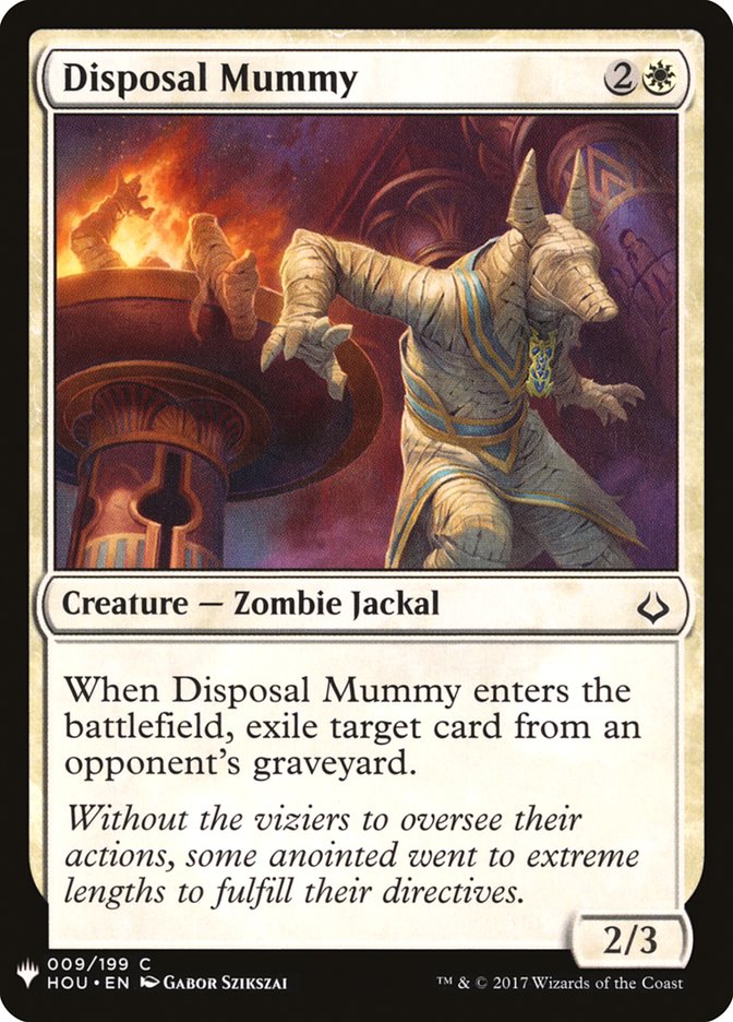 Disposal Mummy [Mystery Booster] | GnG Games