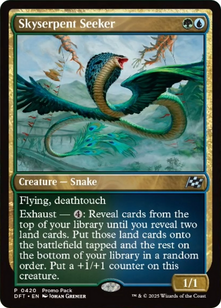 Skyserpent Seeker (Promo Pack) [Aetherdrift Promos] | GnG Games