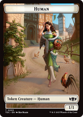 Human // Rat Double-Sided Token [Tarkir: Dragonstorm Commander Tokens] | GnG Games