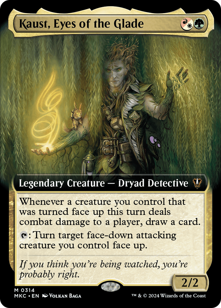 Kaust, Eyes of the Glade (Extended Art) [Murders at Karlov Manor Commander] | GnG Games
