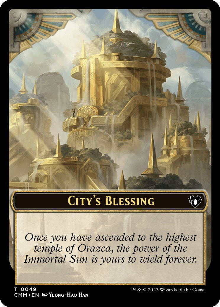 City's Blessing // Rat Double-Sided Token [Commander Masters Tokens] | GnG Games