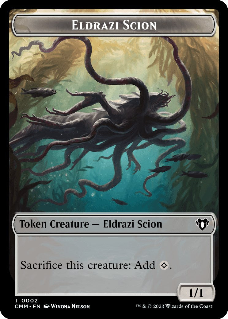 Eldrazi Scion // Satyr Double-Sided Token [Commander Masters Tokens] | GnG Games