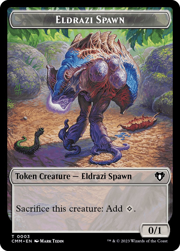 Eldrazi Spawn // Phyrexian Germ Double-Sided Token [Commander Masters Tokens] | GnG Games