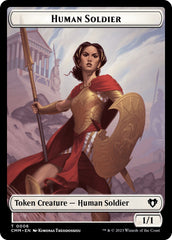 Human Soldier // Zombie (0013) Double-Sided Token [Commander Masters Tokens] | GnG Games