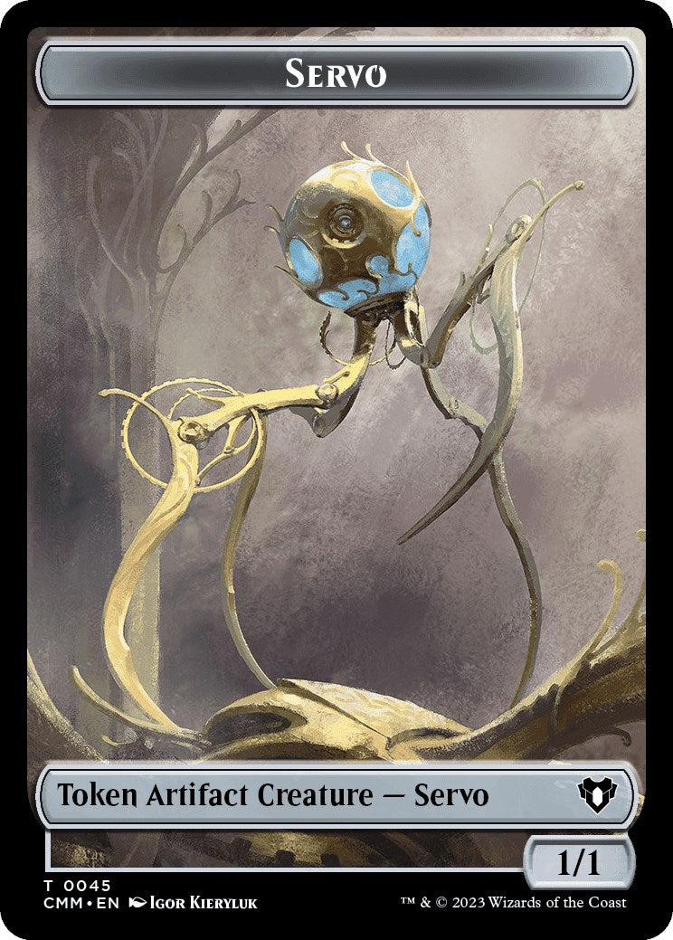 Servo // Construct (0041) Double-Sided Token [Commander Masters Tokens] | GnG Games