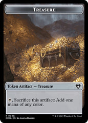 Treasure // Construct (0042) Double-Sided Token [Commander Masters Tokens] | GnG Games