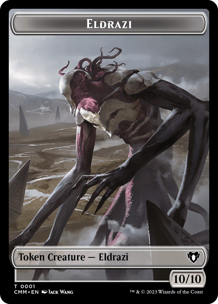 Eldrazi // Cat (0030) Double-Sided Token [Commander Masters Tokens] | GnG Games