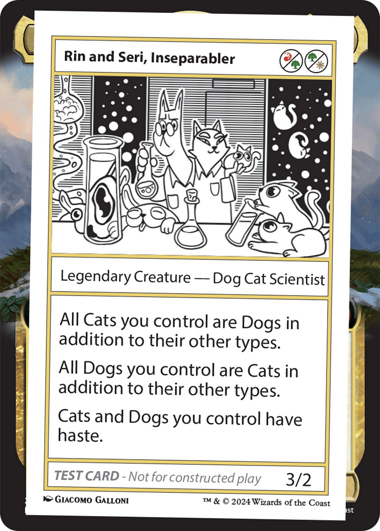 Rin and Seri, Inseparabler [Mystery Booster 2 Playtest Cards] | GnG Games