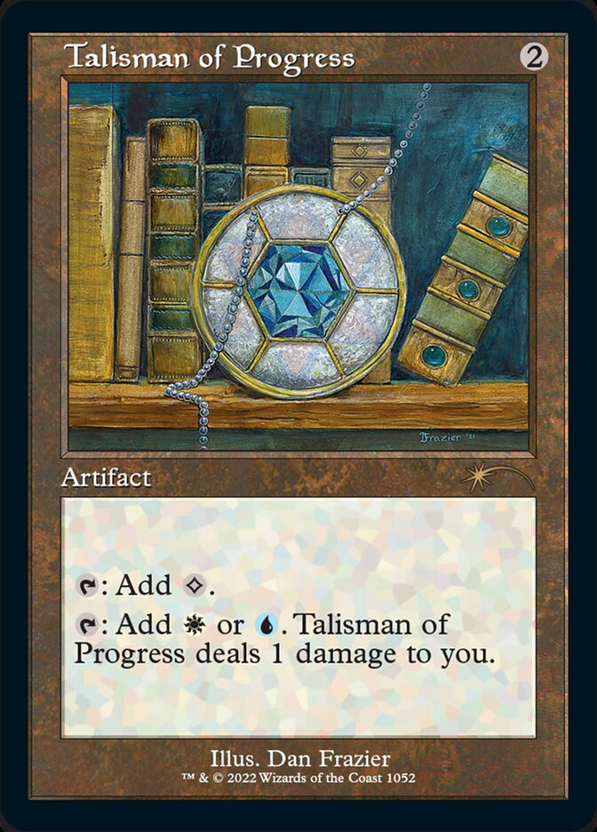 Talisman of Progress (Foil Etched) [Secret Lair Drop Series] | GnG Games
