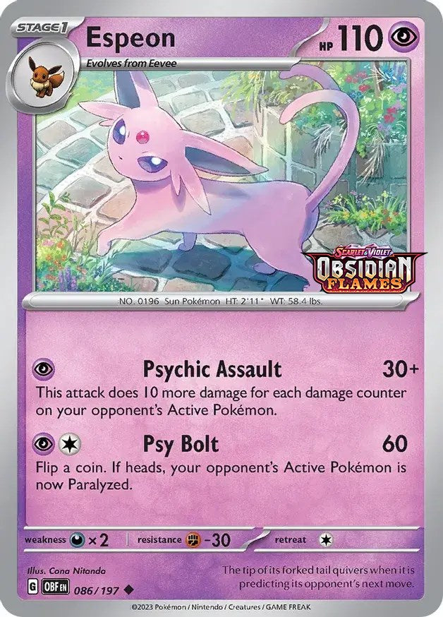 Espeon (086/197) (Best Buy Exclusive) [Scarlet & Violet: Black Star Promos] | GnG Games