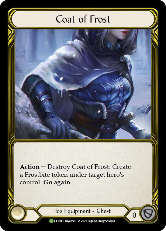 Coat of Frost (Golden) [FAB105] (Promo)  Cold Foil | GnG Games