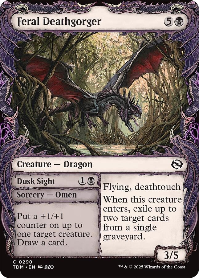 Feral Deathgorger (Showcase) [Tarkir: Dragonstorm] | GnG Games