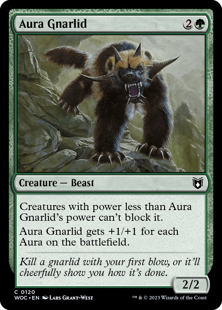 Aura Gnarlid [Wilds of Eldraine Commander] | GnG Games