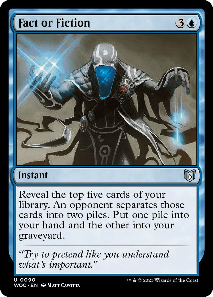 Fact or Fiction [Wilds of Eldraine Commander] | GnG Games