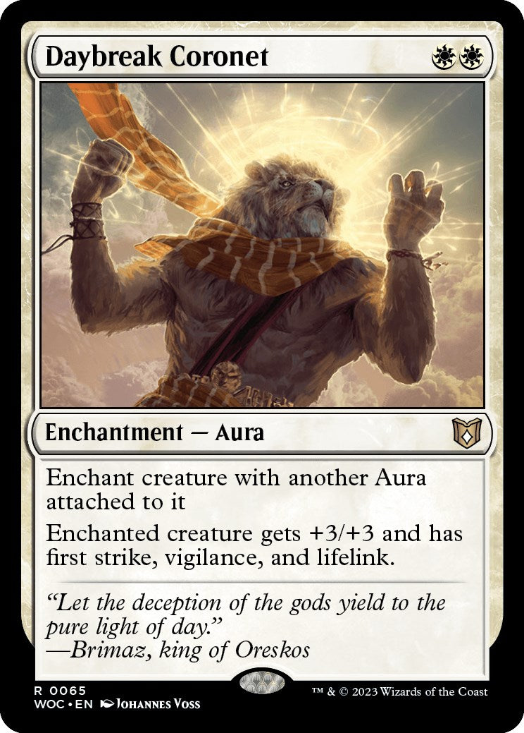 Daybreak Coronet [Wilds of Eldraine Commander] | GnG Games