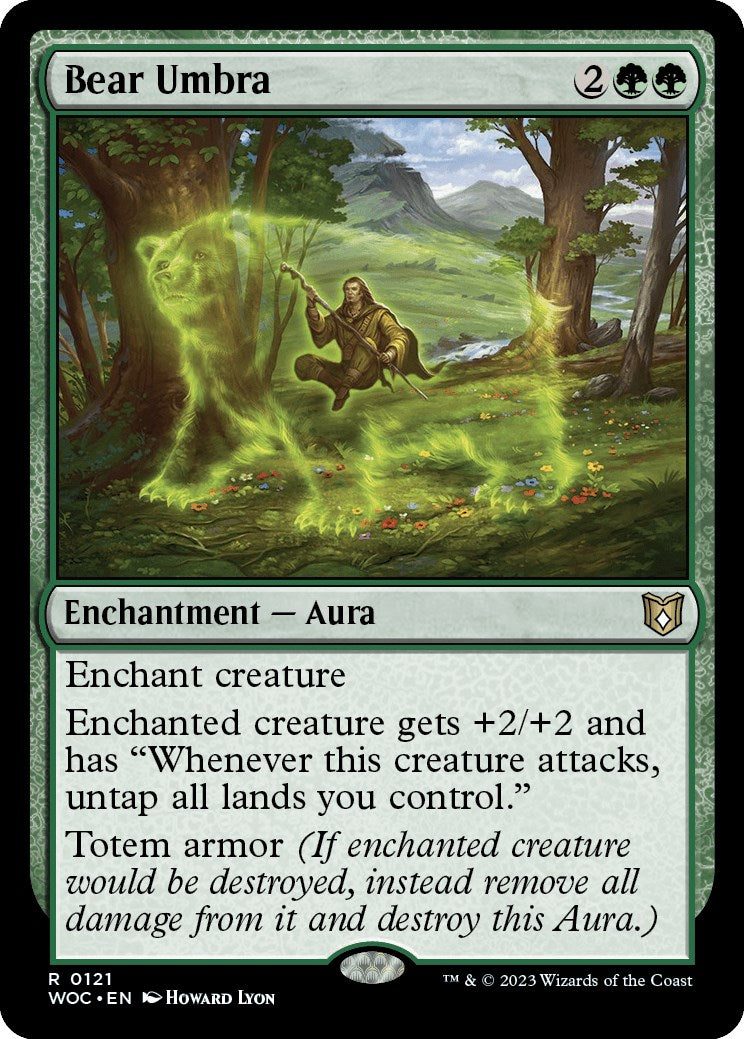 Bear Umbra [Wilds of Eldraine Commander] | GnG Games